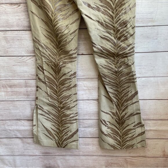BABY PHAT GENUINE LEATHER TIGER PRINT WIDE LEG PANTS - Picture 8 of 12